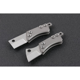 Titanium Handle Razor Pocket Camping Survival EDC Tactical Folding Knife EDC Tool UD405083